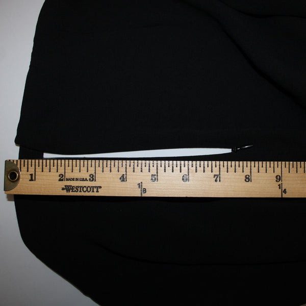 Eileen Fisher NEW $248 Georgette Crepe Sz 1x x 34 Black Slim 100% Silk Pant