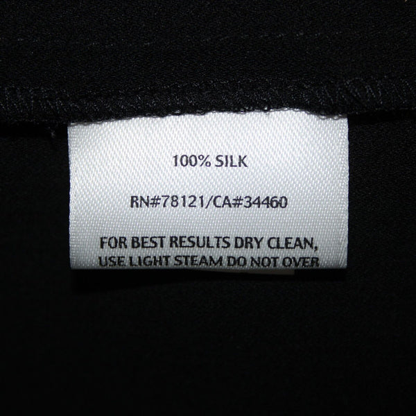 Eileen Fisher NEW $248 Georgette Crepe Sz 1x x 34 Black Slim 100% Silk Pant