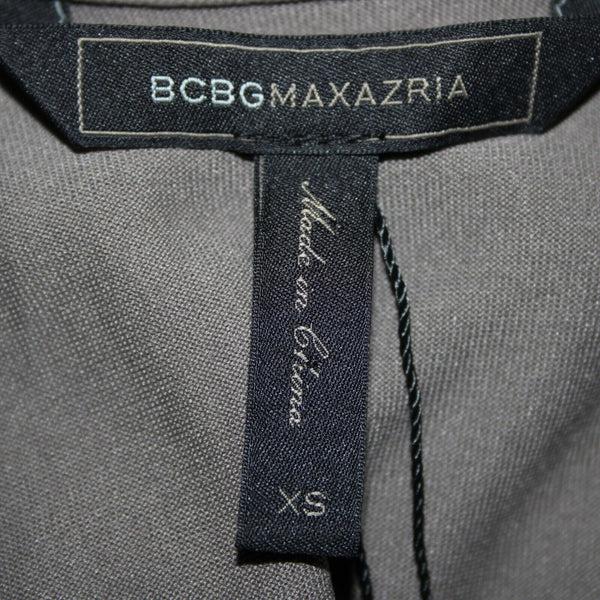 BCBGMaxazria NEW $138 Sz XS Vintage Spanish Moss Brown Modal Polyester Dress