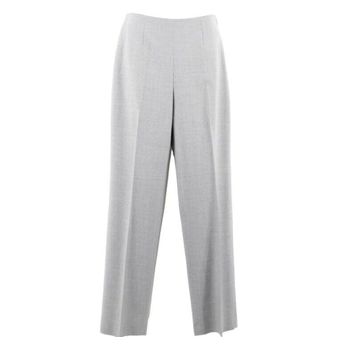 Loro Piana Sz 42 x 28 Gray Veroine Wool Blend Crop Lined Trouser Pant