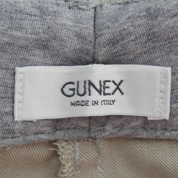 Gunex Sz 12 X 29 Tan Beige Cropped Pocketed Slight Flare Cotton Spandex Pant