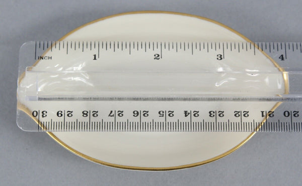 Lenox Harvest Cream Gold 4.5" x 3" Sauce Ashtray Salt Bowl