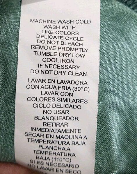 Kensie Sz 8 Moss Lavender Chiffon Strappy Blouson Lined Polyester Dress