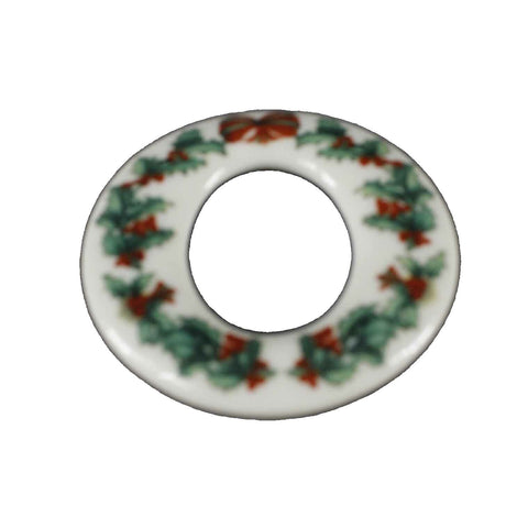 Spode 1.75" Christmas Wreath Pin