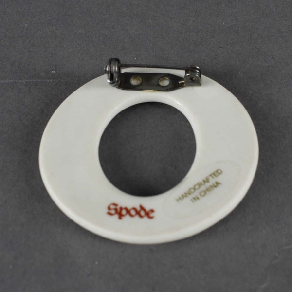 Spode 1.75" Christmas Wreath Pin