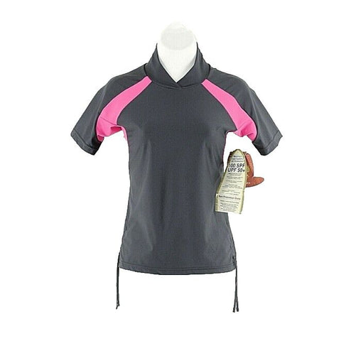 Green Bean NEW S Pink Charcoal S Cafe Polyester Spandex Sun Protection Top