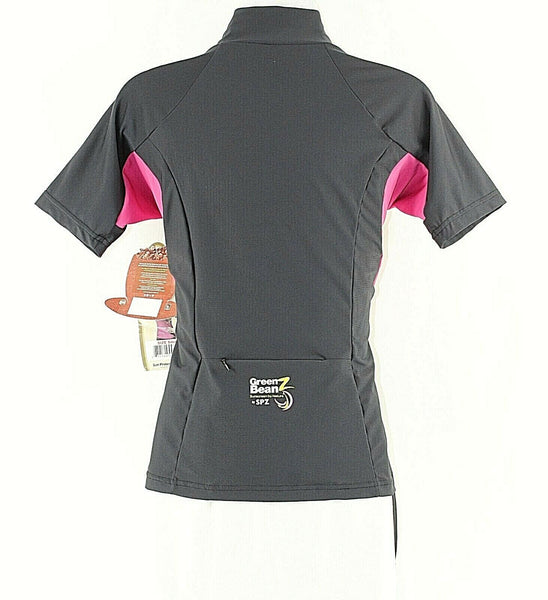 Green Bean NEW S Pink Charcoal S Cafe Polyester Spandex Sun Protection Top