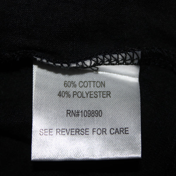 Seven 7 Luxe NEW Sz 14/16 Black Silver Gold Painted Chain Cotton Polyester Top