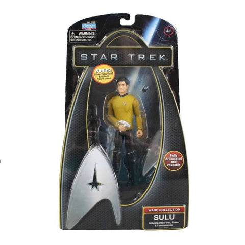 Playmates NEW Star Trek Warp Collection Sulu Posable Action Figure