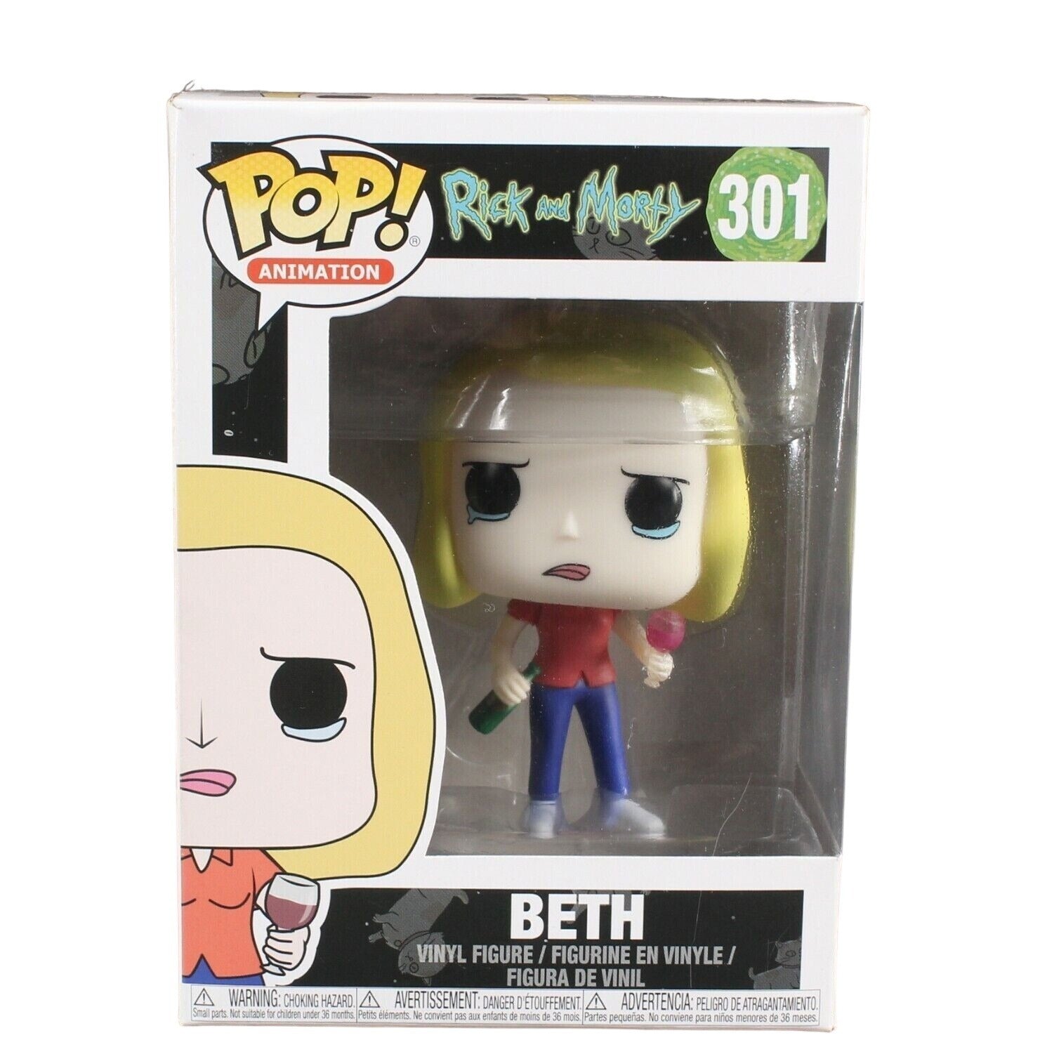Funko POP Animation Rick And Morty #301 Beth Collectible Vinyl Figure