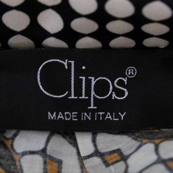 Clips Italy Sz 44 Tan Rust Multi Pleated Full 100% Cotton Woven Skirt