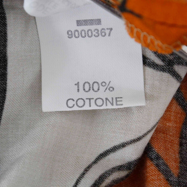Clips Italy Sz 44 Tan Rust Multi Pleated Full 100% Cotton Woven Skirt