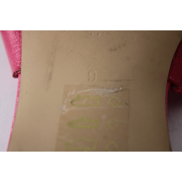 J Crew Sandals Sz 9 Pink Bow Detail Synthetic Upper Lining Sandals