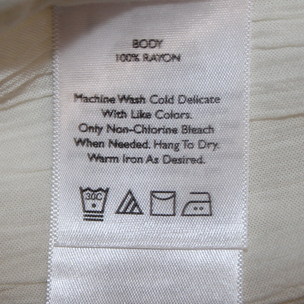 Eddie Bauer Top NEW $50 Thistle Tank Sz S Ivory White 100% Rayon Top