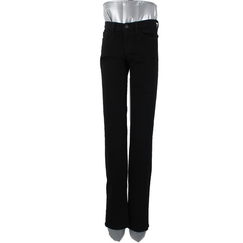 J Brand Sz 25 x 34 Black Denim Pockets Cigarette Leg Cotton Spandex Jeans