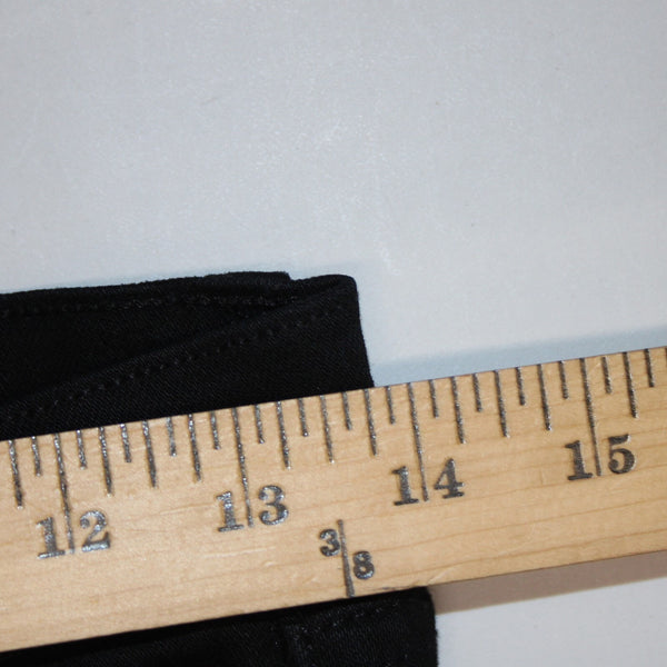 J Brand Sz 25 x 34 Black Denim Pockets Cigarette Leg Cotton Spandex Jeans