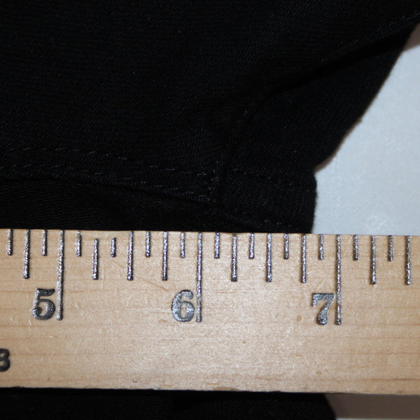 J Brand Sz 25 x 34 Black Denim Pockets Cigarette Leg Cotton Spandex Jeans