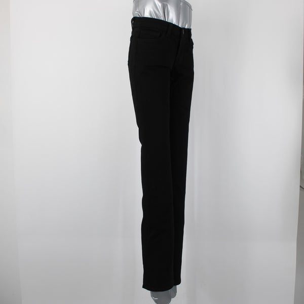 J Brand Sz 25 x 34 Black Denim Pockets Cigarette Leg Cotton Spandex Jeans