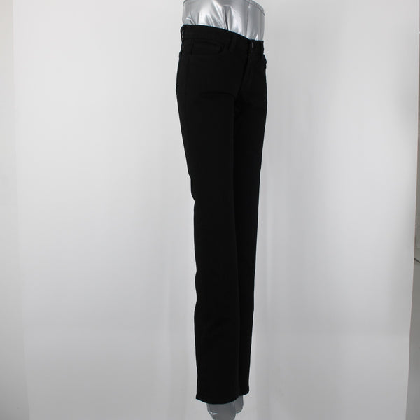 J Brand Sz 25 x 34 Black Denim Pockets Cigarette Leg Cotton Spandex Jeans