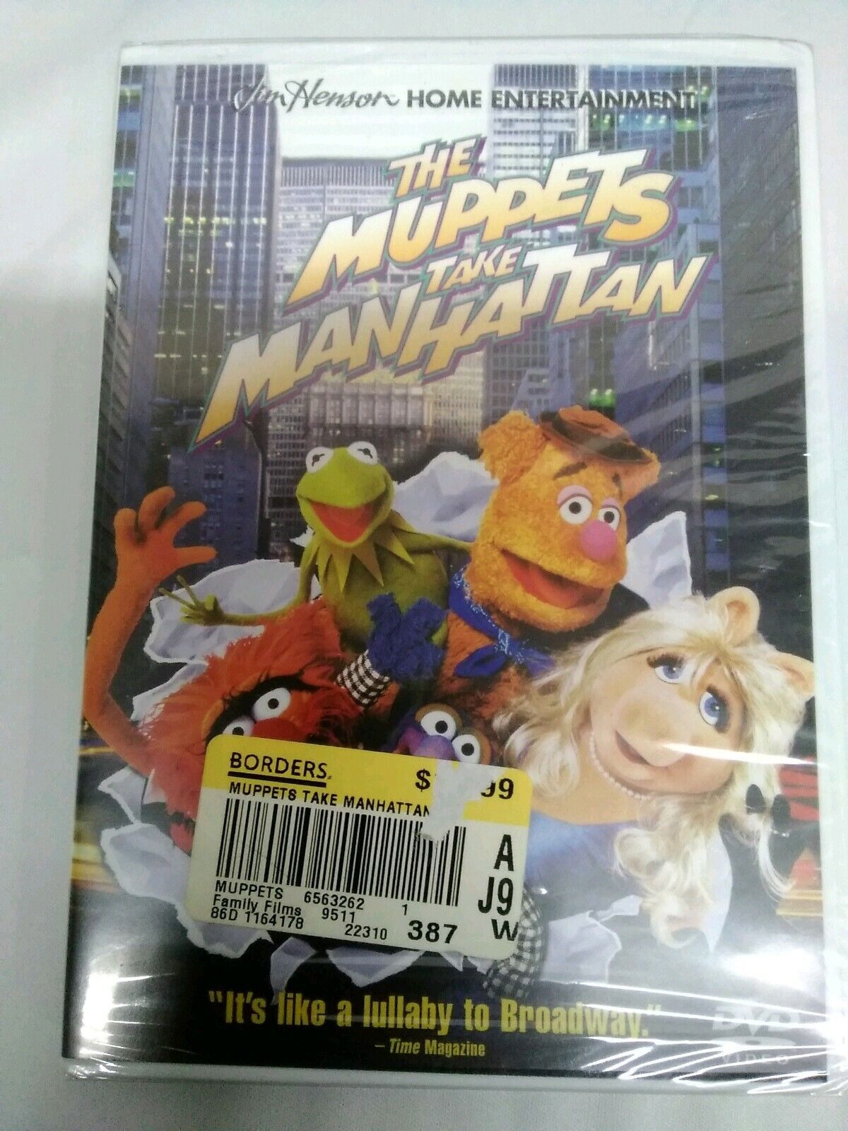 Jim Henson NEW Factory Sealed The Muppets Take Manhattan DVD
