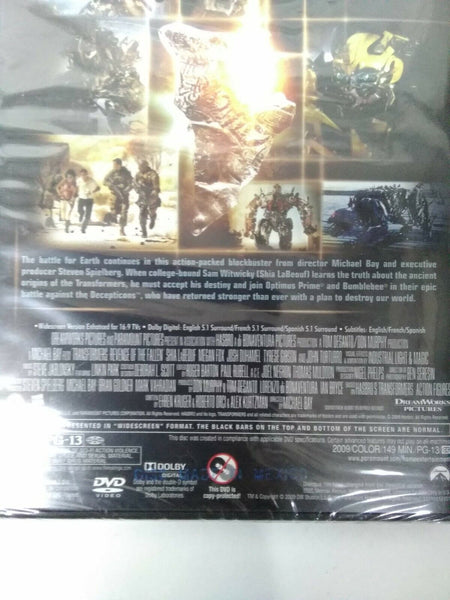 Transformers: Revenge of the Fallen Factory Sealed DVD