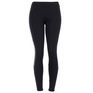 David Lerner NEW $169 James Sz S X 29 Black Stripe Nylon Spandex Legging Pant