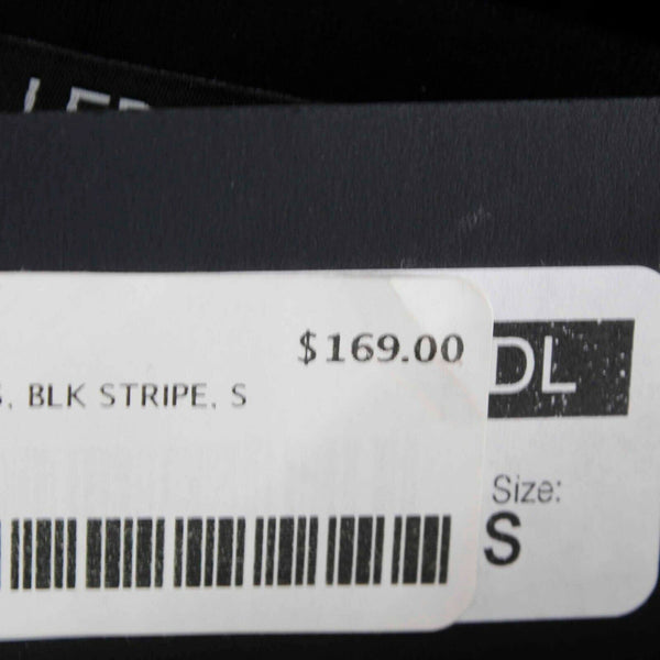 David Lerner NEW $169 James Sz S X 29 Black Stripe Nylon Spandex Legging Pant