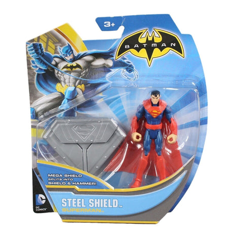 Mattel Batman DC Comics Steel Shield Superman Collectible Action Figure