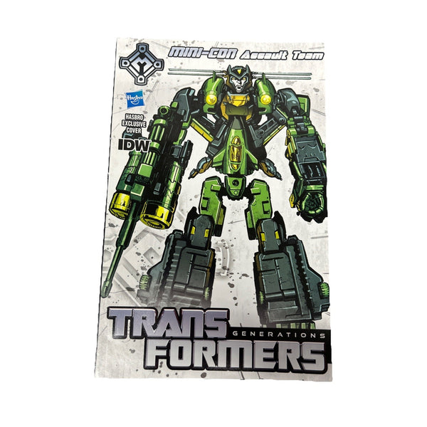 Transformers Generations Hasbro Mini Con Assault Team 2013 Comic Book