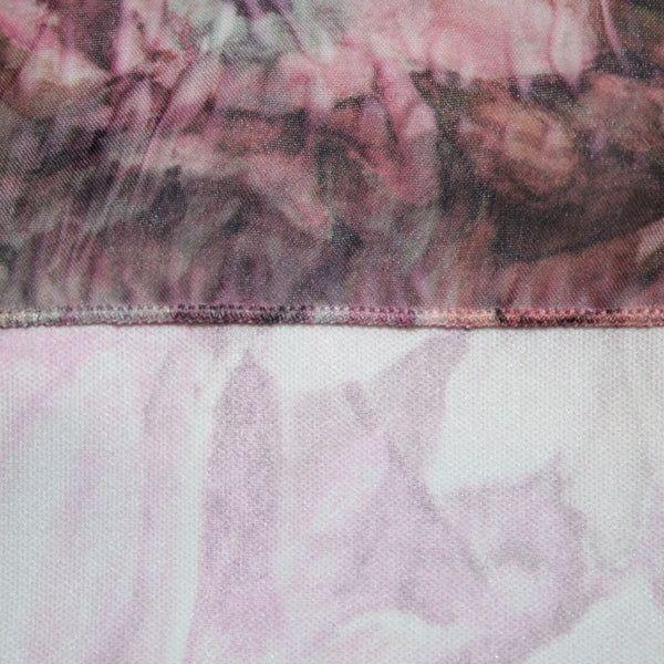 Dress Barn Top NEW $34 Sz 2x Pink Multi Color Floral Asymmetrical 100% Poly Top