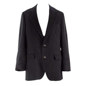 Club Room Black Pure Cashmere Two Button Men's Blazer Jacket