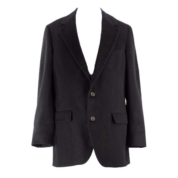 Club Room Black Pure Cashmere Two Button Men's Blazer Jacket