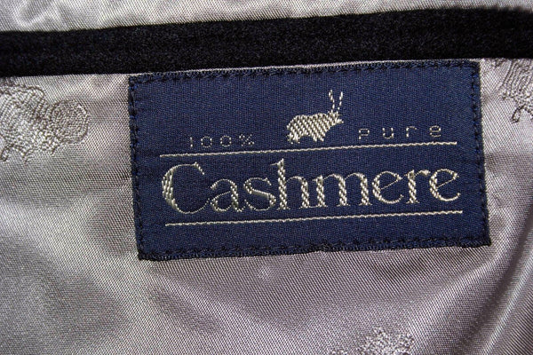 Club Room Black Pure Cashmere Two Button Men's Blazer Jacket
