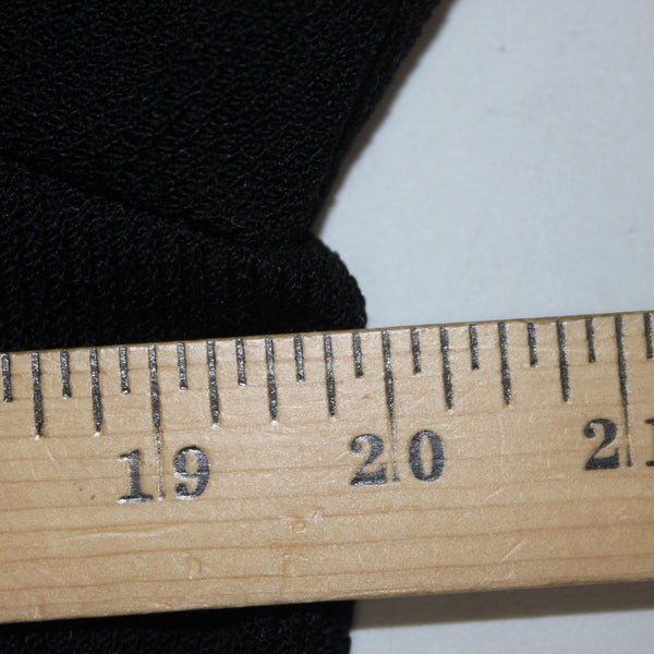 St John Basics Wrap Sz S Black Gold Logo Pockets Santana Knit Wrap Sweater