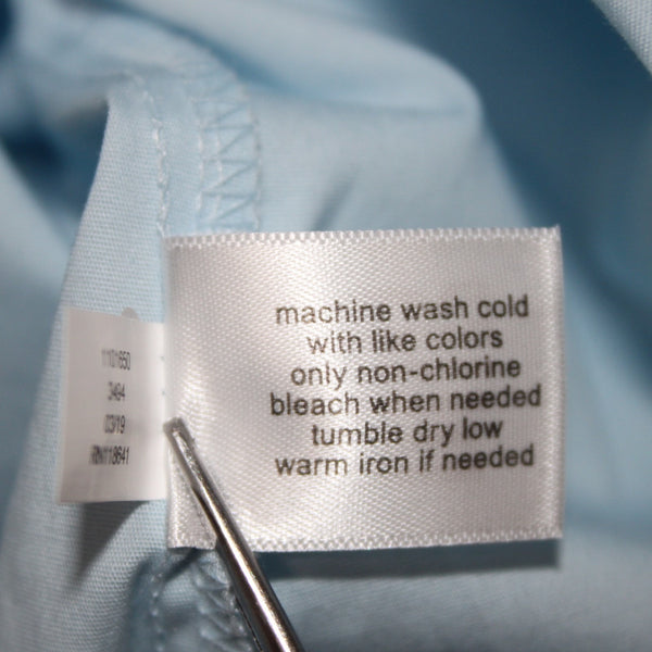 Lane Bryant Top NEW $60 Sz 18/20 Blue Green Embroidered Off Shoulders Cotton Top