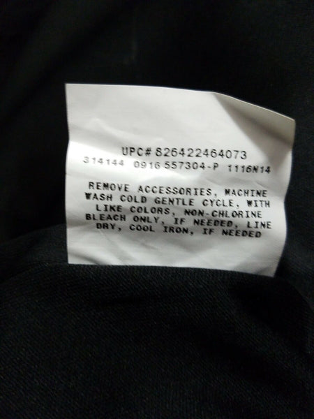 By and by NWT $52 Sz L Black Sleeveless Solid Sheer Removable Chain Dress