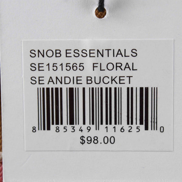 Snob Essentials NEW $98 10 x 13 x 7 Pink Multi Polyurethene Crossbody Bucket Bag