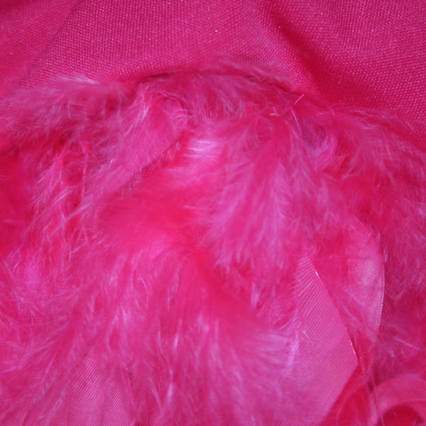 X Plus Dress NEW Sz XL Pink Sleeveless Feathered Bottom Cotton Polyester Dress