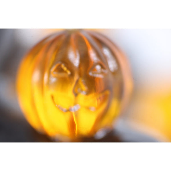 Mr Halloween Ceramic Tree Black Orange Pumpkin 12" Does Not Light Up AS IS