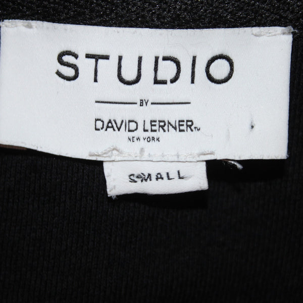 David Lerner Sweater Sz S S Studio Sz S Black Red New York Cotton Rayon Sweater