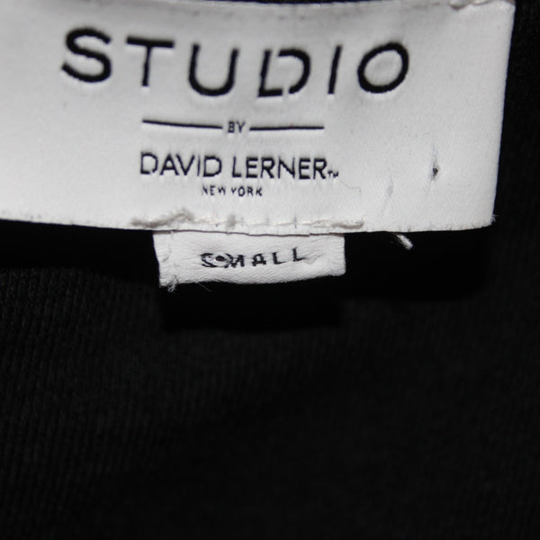 David Lerner Sweater Sz S S Studio Sz S Black Red New York Cotton Rayon Sweater