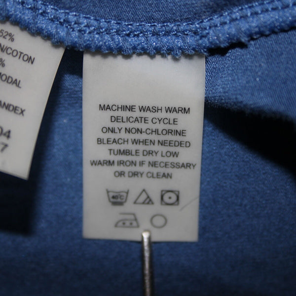 Magaschoni Collection NEW $95 Sz 2X City Blue Cotton Spandex Tank Top