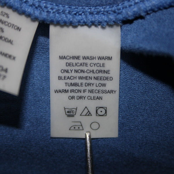 Magaschoni Collection NEW $95 Sz 2X City Blue Cotton Spandex Tank Top