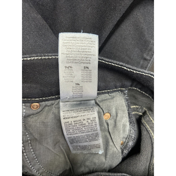 Mother Jeans The Rascal Sz 25 x 33 Dark Blue Denim Straight Cotton Poly Jeans