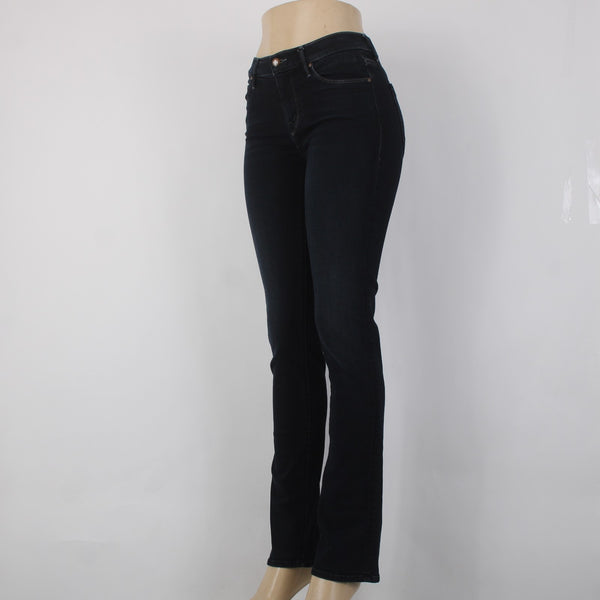 Mother Jeans The Rascal Sz 25 x 33 Dark Blue Denim Straight Cotton Poly Jeans