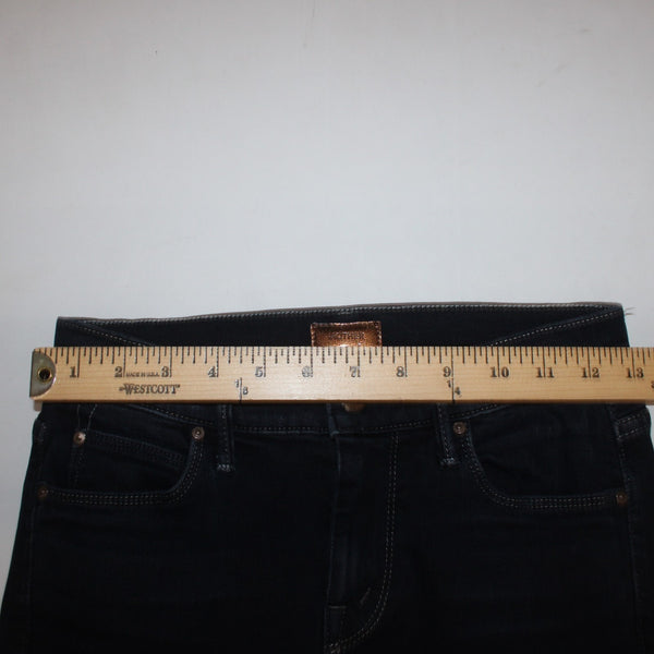 Mother Jeans The Rascal Sz 25 x 33 Dark Blue Denim Straight Cotton Poly Jeans