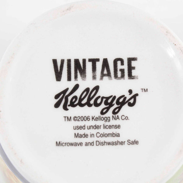 Vintage Kellogg's 2006 Green Multi Snap Crackle Pop 8.5" Plate w Mug Set