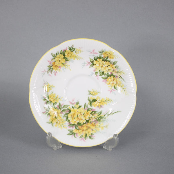 Royal Albert Teacup With Saucer Yellow White Multi Floral Teacup With Saucer