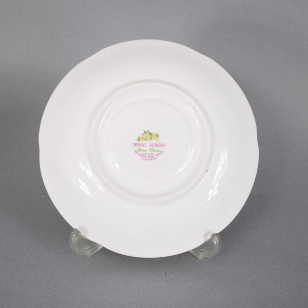 Royal Albert Teacup With Saucer Yellow White Multi Floral Teacup With Saucer