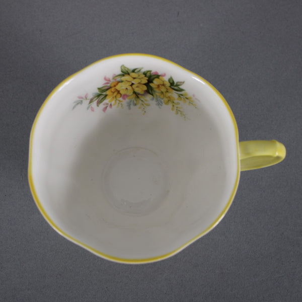 Royal Albert Teacup With Saucer Yellow White Multi Floral Teacup With Saucer
